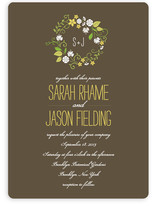 A Bloomin' Wreath Wedding Invitations