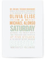 Blended Space Wedding Invitations