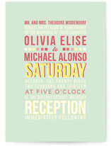 Blended Space Wedding Invitations
