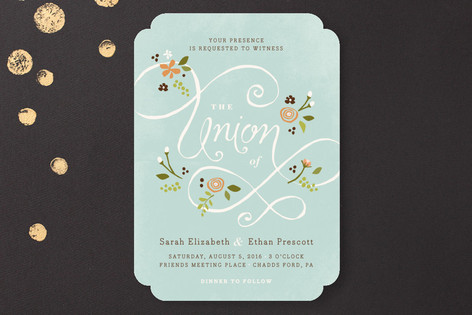 A More Perfect Union Wedding Invitations