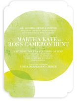 Watercolor Dots Wedding Invitations