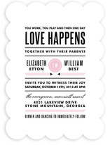 Modern Prep Wedding Invitations