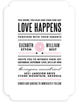Modern Prep Wedding Invitations