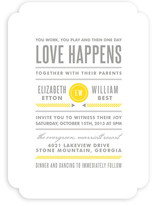 Modern Prep Wedding Invitations