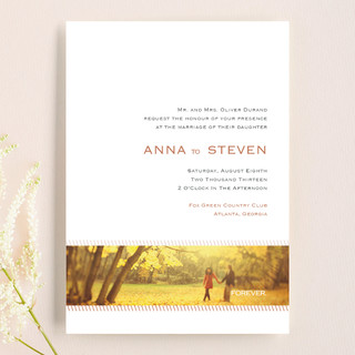 Forever Panoramic Wedding Invitations