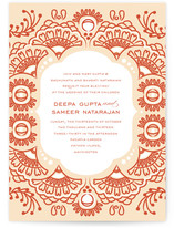 Indian Blessings Wedding Invitations