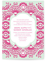 Indian Blessings Wedding Invitations