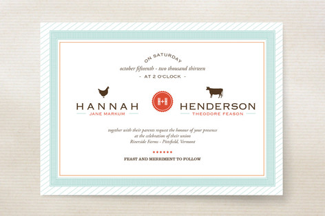 Boy Meets Girl Wedding Invitations