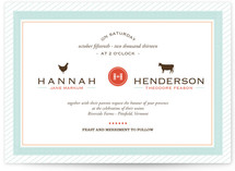 Boy Meets Girl Wedding Invitations