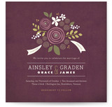 Poppies and Peonies Wedding Invitations