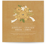Poppies and Peonies Wedding Invitations