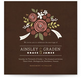 Poppies and Peonies Wedding Invitations