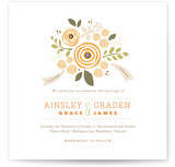 Poppies and Peonies Wedding Invitations