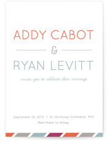 Fruit Stripes Wedding Invitations