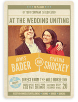The Big Match Wedding Invitations