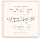 Pink Blossoms Wedding Invitations