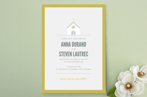 Going to the Chapel Wedding Invitations