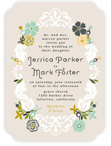 Floral Frame Wedding Invitations