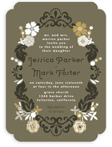 Floral Frame Wedding Invitations