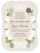 Floral Frame Wedding Invitations