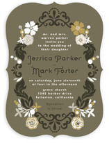 Floral Frame Wedding Invitations