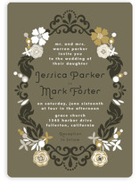 Floral Frame Wedding Invitations