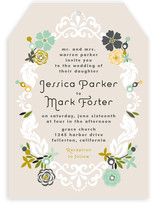 Floral Frame Wedding Invitations