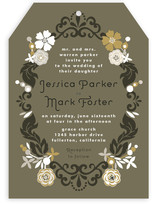 Floral Frame Wedding Invitations