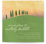 Tuscan Hill Wedding Invitations