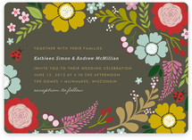 Ladybug Garden Wedding Invitations