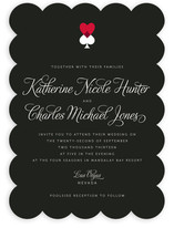 Hearts and Spades Wedding Invitations