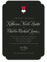 Hearts and Spades Wedding Invitations