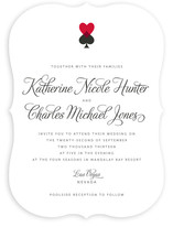 Hearts and Spades Wedding Invitations