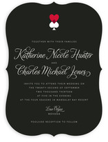Hearts and Spades Wedding Invitations