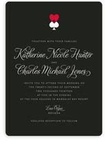 Hearts and Spades Wedding Invitations