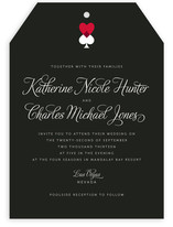 Hearts and Spades Wedding Invitations