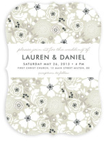 Simple Floral Wedding Invitations