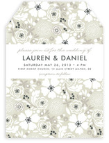 Simple Floral Wedding Invitations