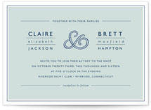 Rope Ampersand Wedding Invitations