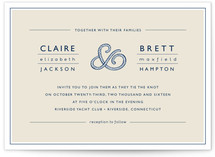Rope Ampersand Wedding Invitations