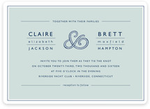 Rope Ampersand Wedding Invitations