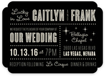 Lucky in Love Wedding Invitations