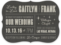 Lucky in Love Wedding Invitations