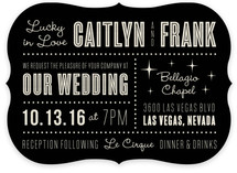 Lucky in Love Wedding Invitations