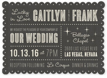 Lucky in Love Wedding Invitations