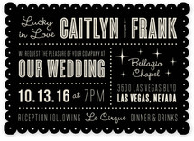 Lucky in Love Wedding Invitations