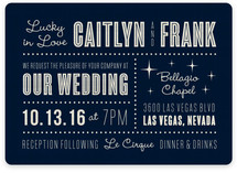 Lucky in Love Wedding Invitations