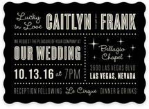 Lucky in Love Wedding Invitations