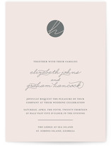 Blushing Wedding Invitations