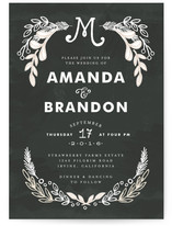 Chalkboard Wedding Invitations